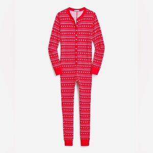 J. Crew Waffe Henley Pajama Suit